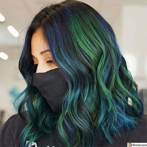 hair green