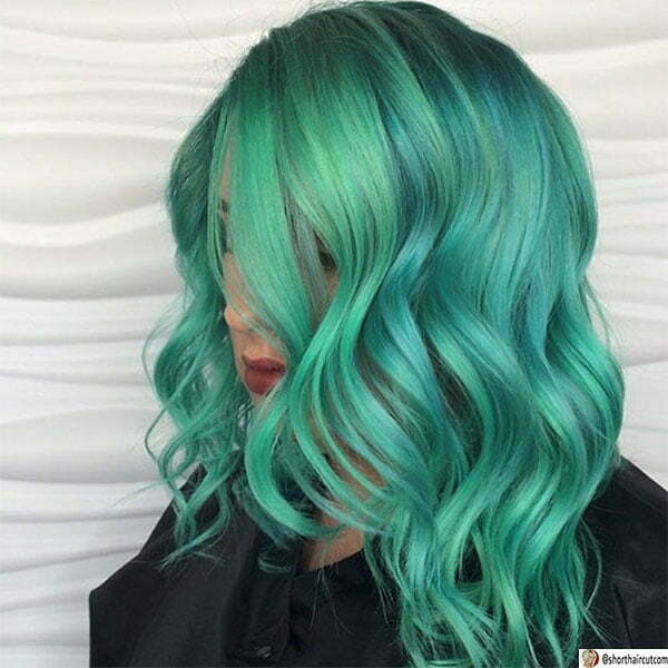 hair green