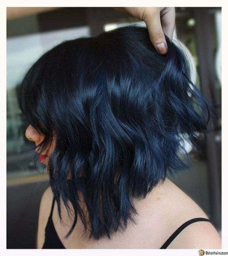 haircut blue female