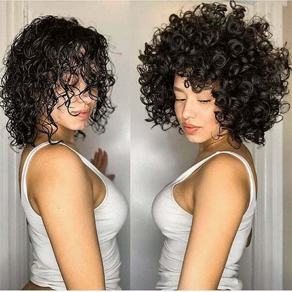 images of short haircuts for curly hair