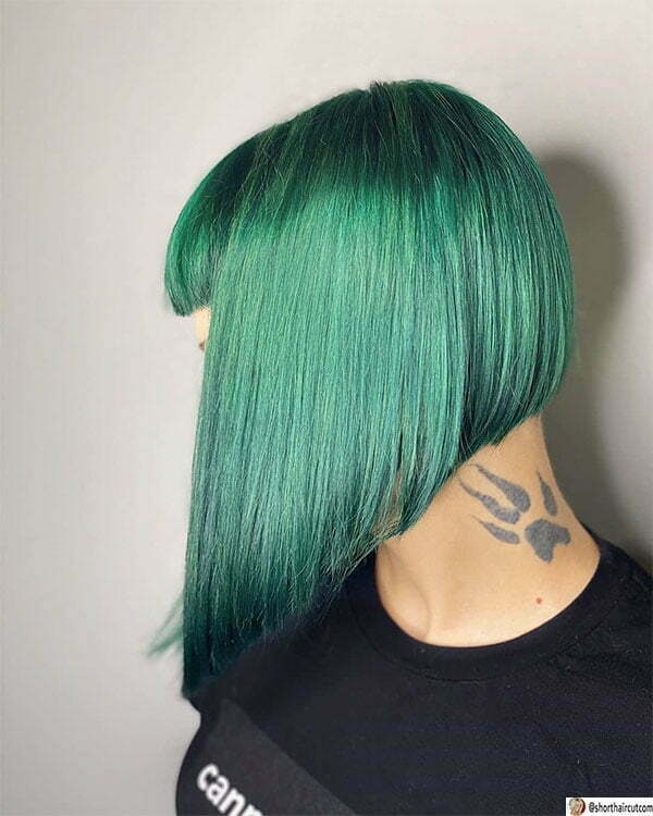 new green hairstyles