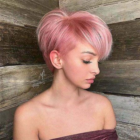 pictures of short pink haircuts