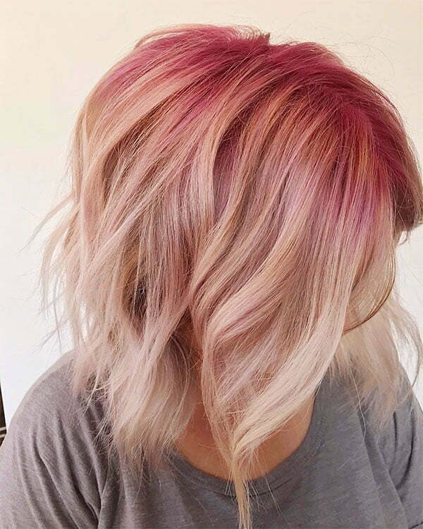 pink hairstyles