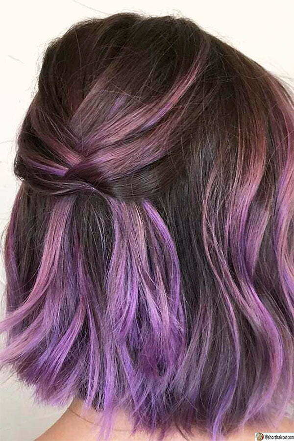 purple hairstyles