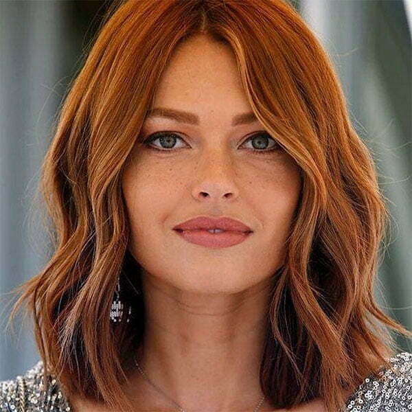 red hair colour short hairstyles