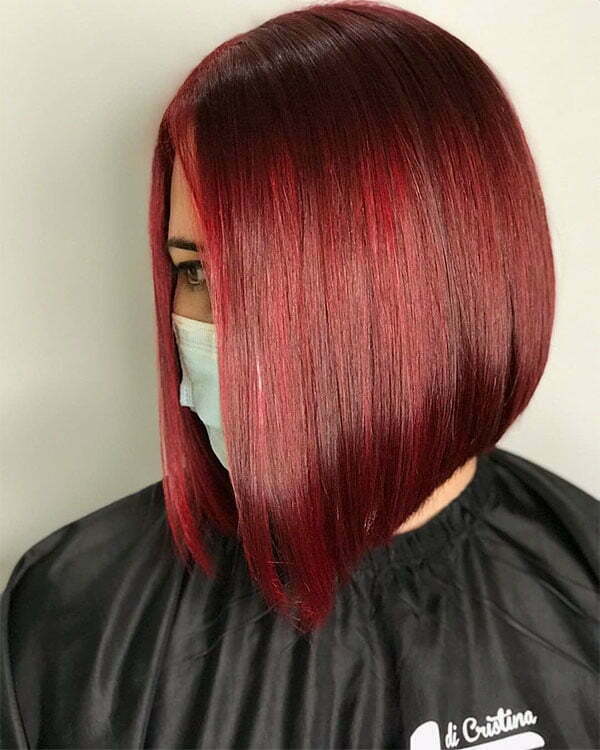 red hairstyles for women