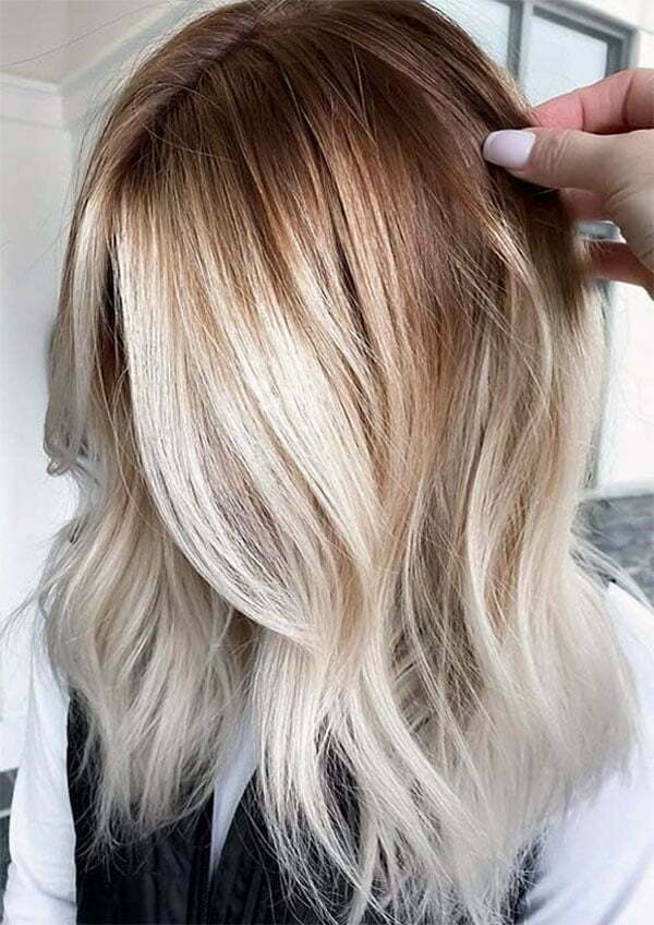 short and blonde