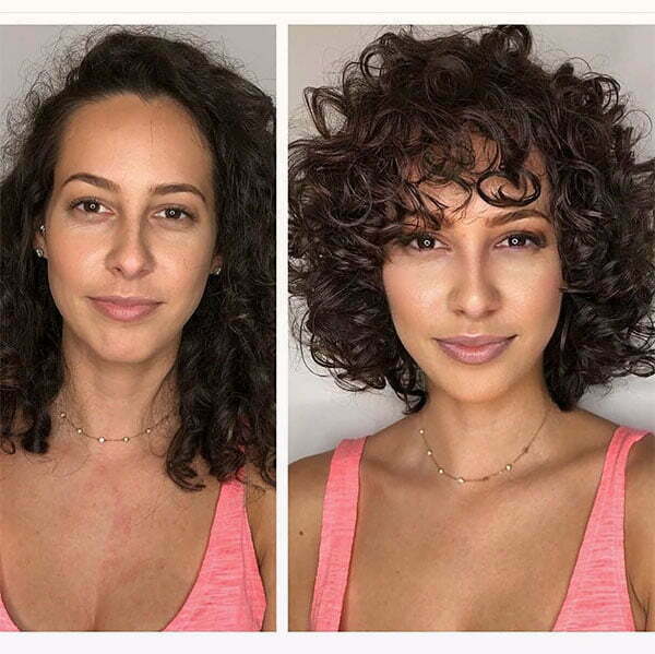 short and curly