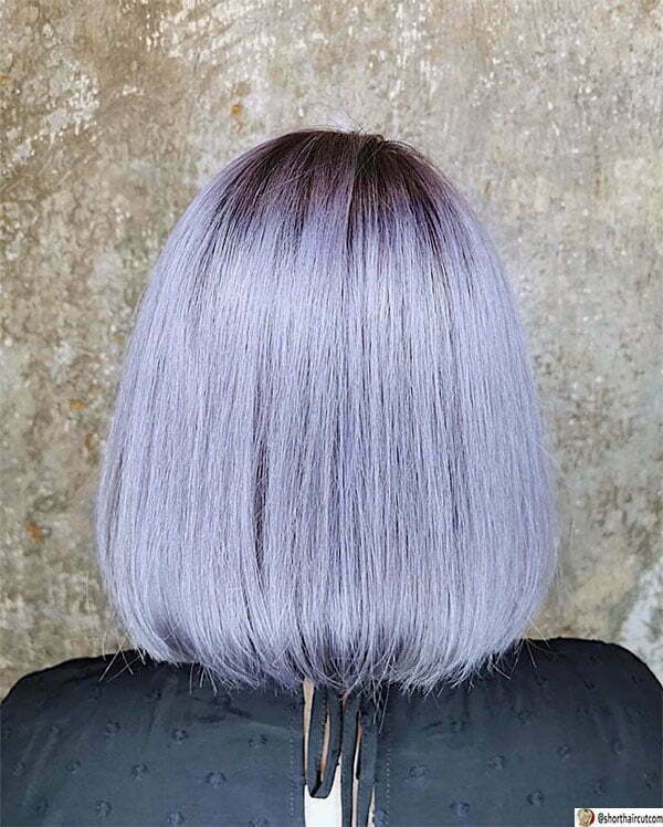 short purple cut