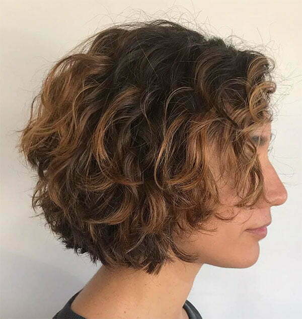 simple curly hair styles