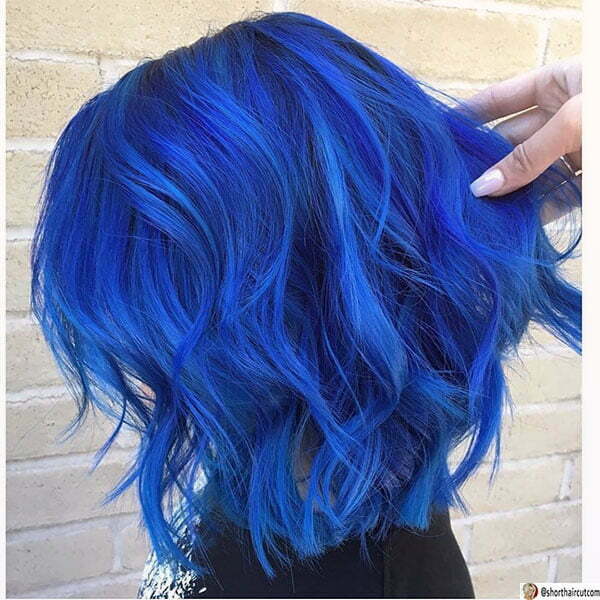 summer blue hair
