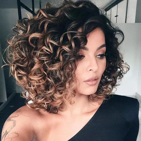 Short Curly Thick Hairstyle
