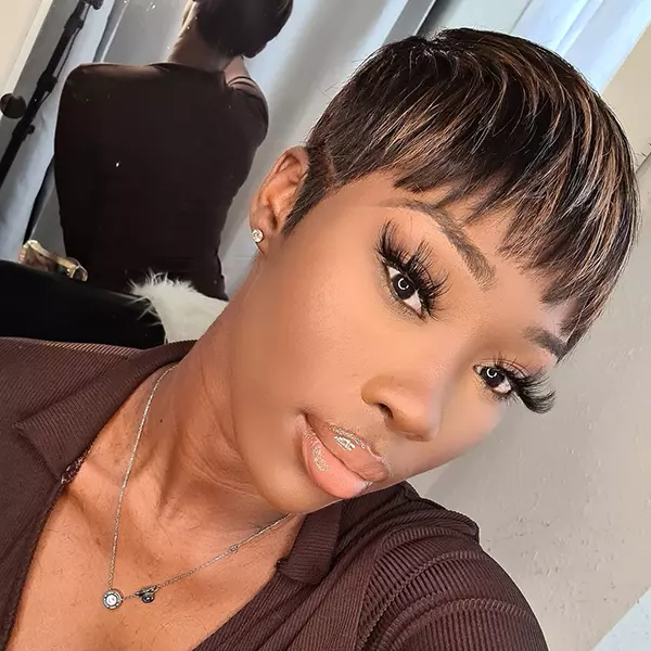 Short Straight Pixie Haircuts for Black Women