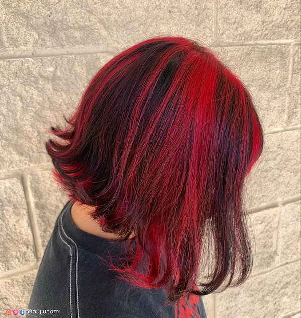 Red Bob Hair