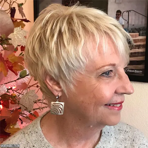 Pixie Haircut for Round Faces