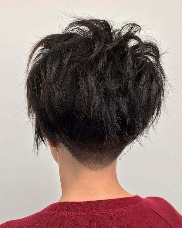 Short Hairstyle Back View
