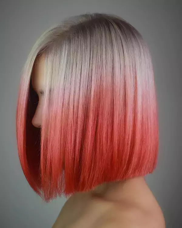 Short Pink Bob Haircuts