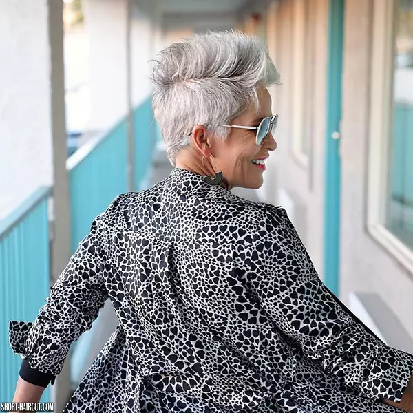 Short Spiky Haircuts For Older Women