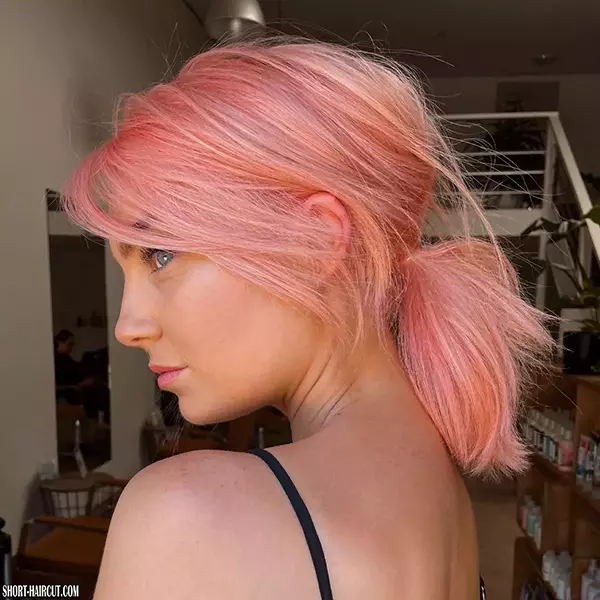 Pastel Pink Short Hair