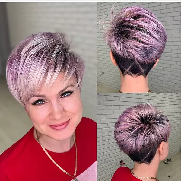 Light Purple Short Hair