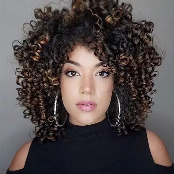 Short Curly Sew In