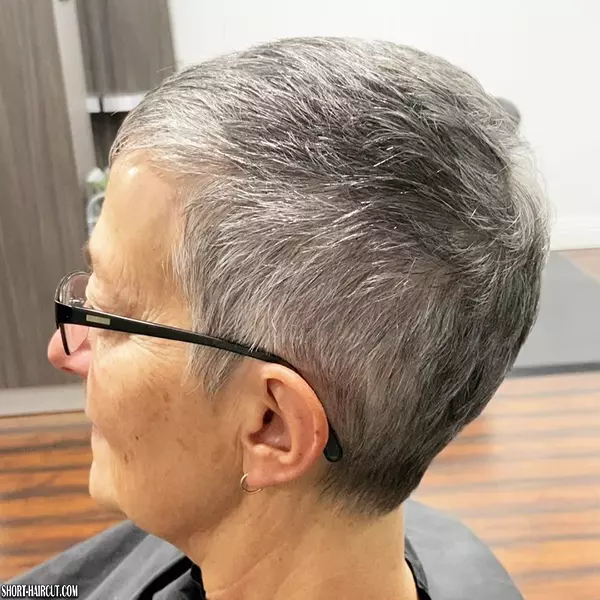 Very Short Haircuts For Older Women