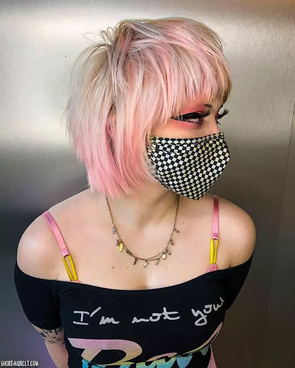 Short Pink Hairstyles
