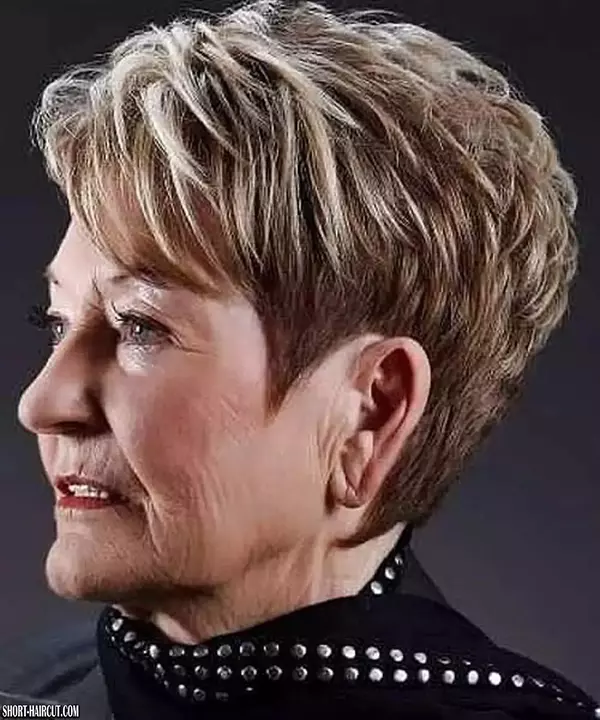 Short Hairstyles For Older Women With Thick Hair
