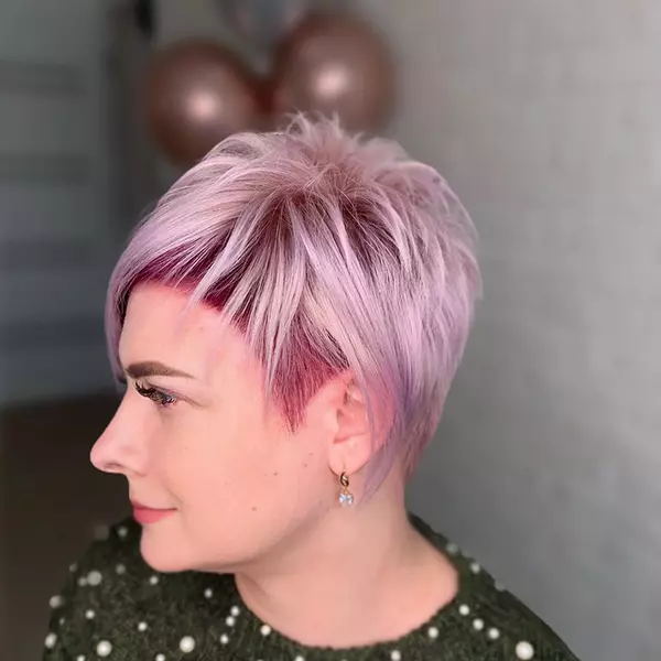 Short Purple Hairstyles