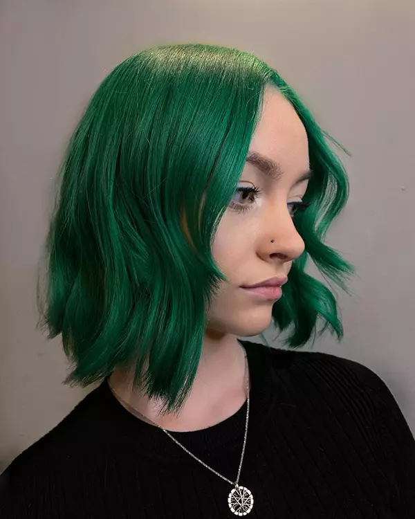 How To Bleach Green Hair