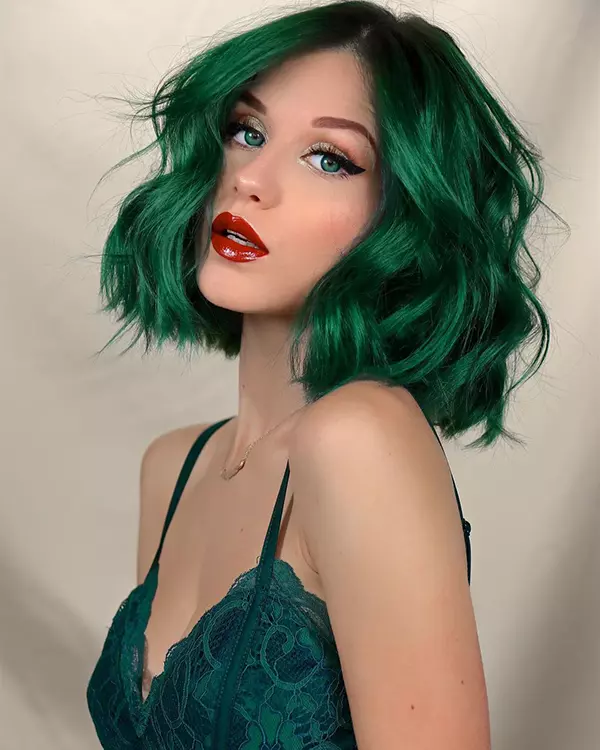 40+ Best Short Green Hair Color 2022