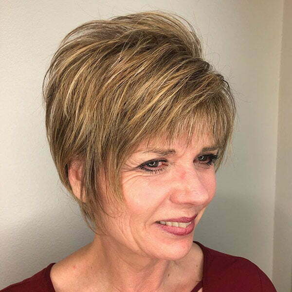Short Layered Haircuts For Older Women