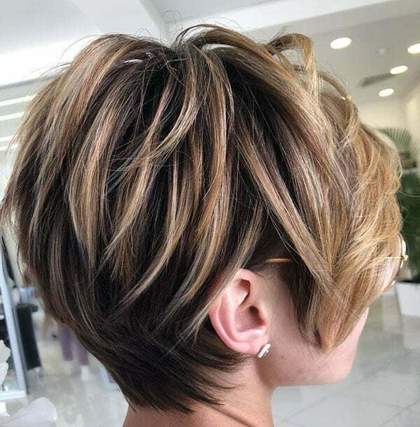 Short Feathered Layered Hairstyles