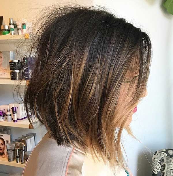 Tousled Bob with Subtle Highlights