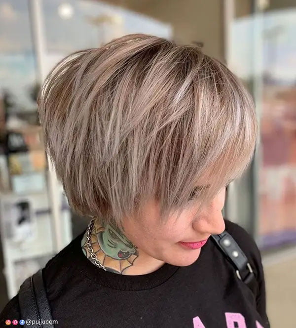 Layered Bob For Thick Hair