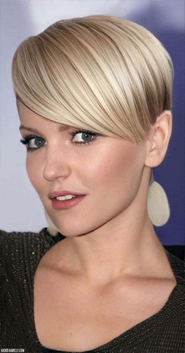 Pixie With Long Bangs