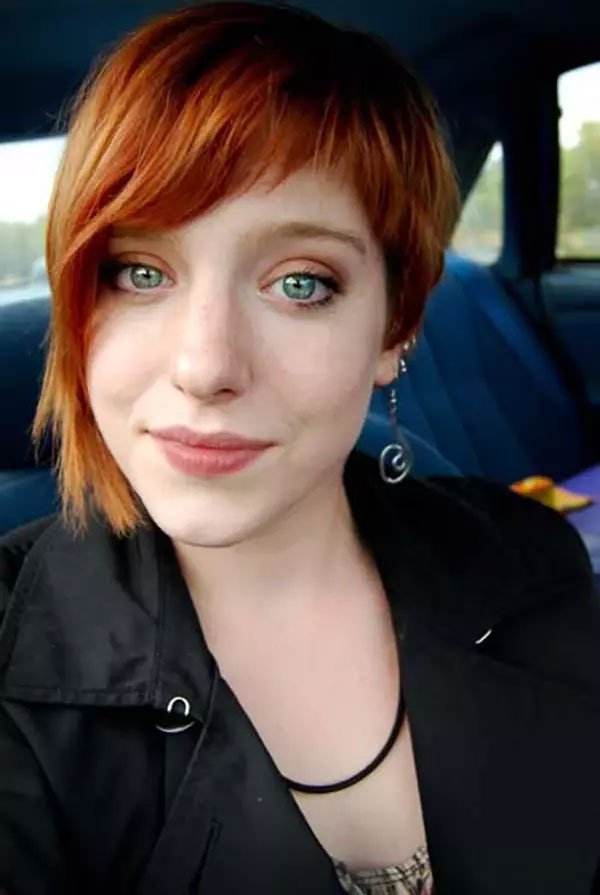 Pixie Cut With Long Bangs