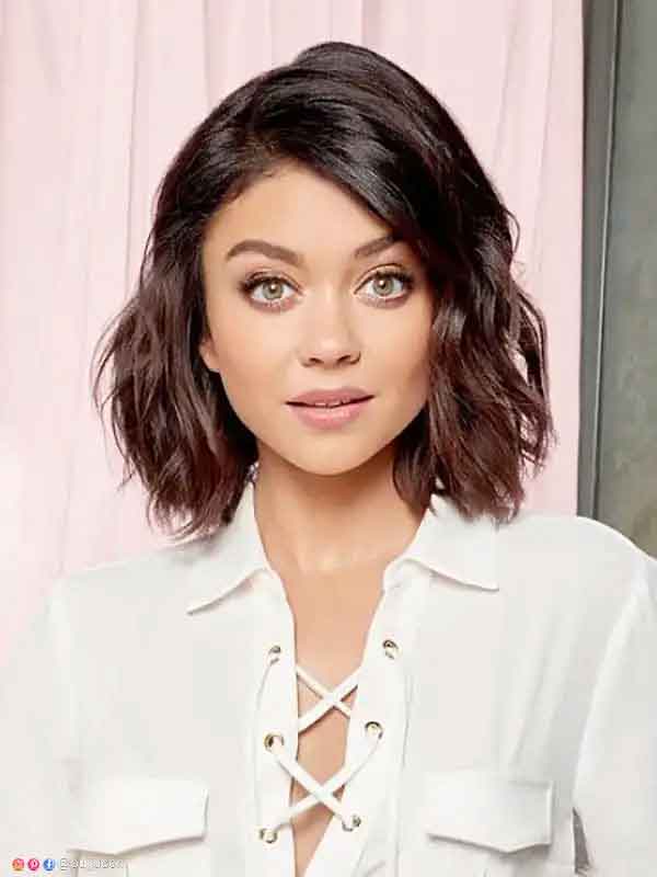 Short Wavy Hair For Round Face