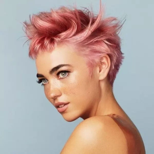Pink Pixie Hair