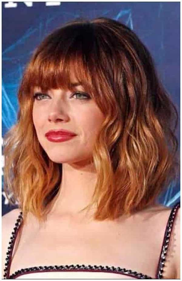 Red To Blonde Ombre Short Hair