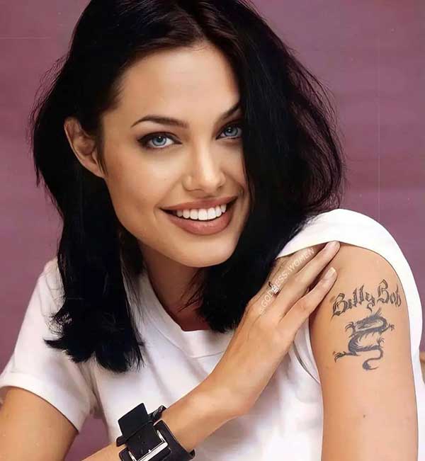 Angelina Jolie Black Hair