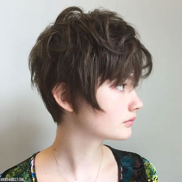Pixie Cut For Round Face