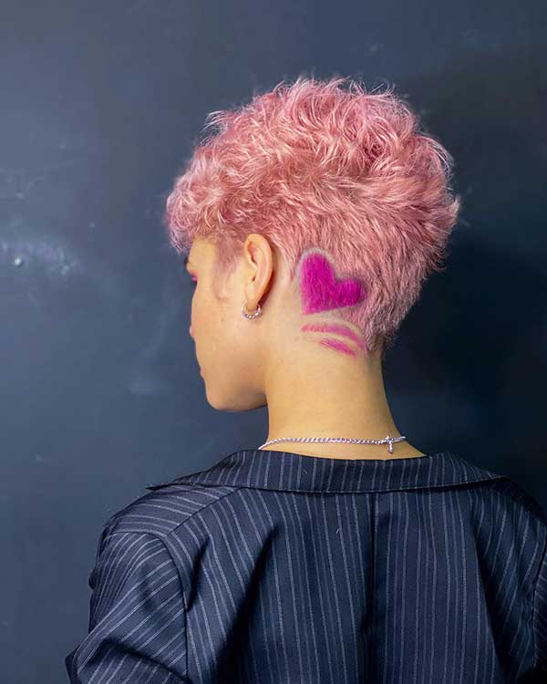 Pink Hair Short