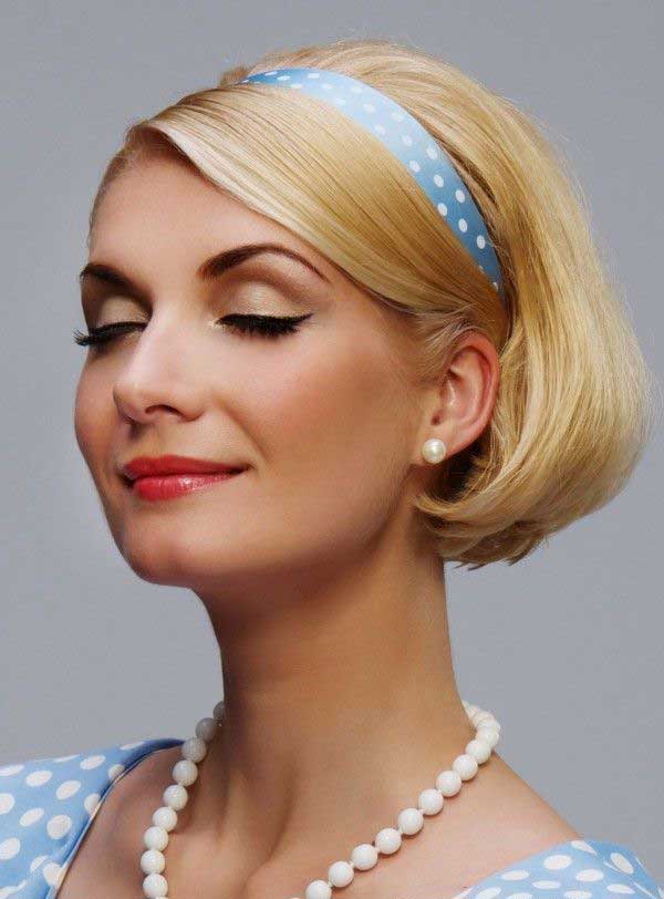 Easy 50's Hair with Short Bangs-Joanne Woodward Inspired - YouTube