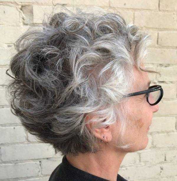 Short Hairstyles For Over 50 With Glasses