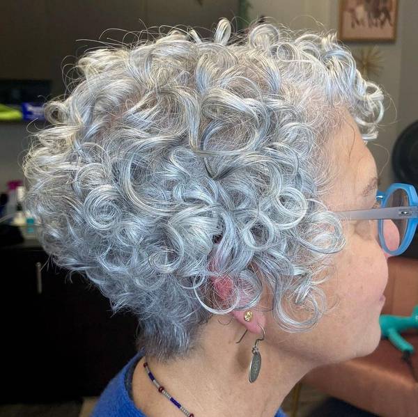 Short Curly Hairstyles For Over 50