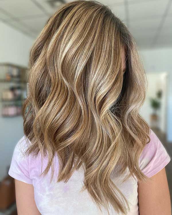 Short Brown Hair With Blonde Highlights