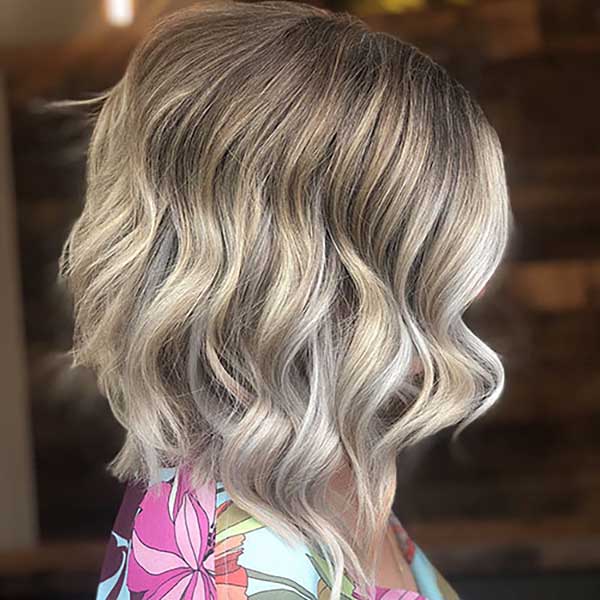 Short Brown Hair With Blonde Ombre