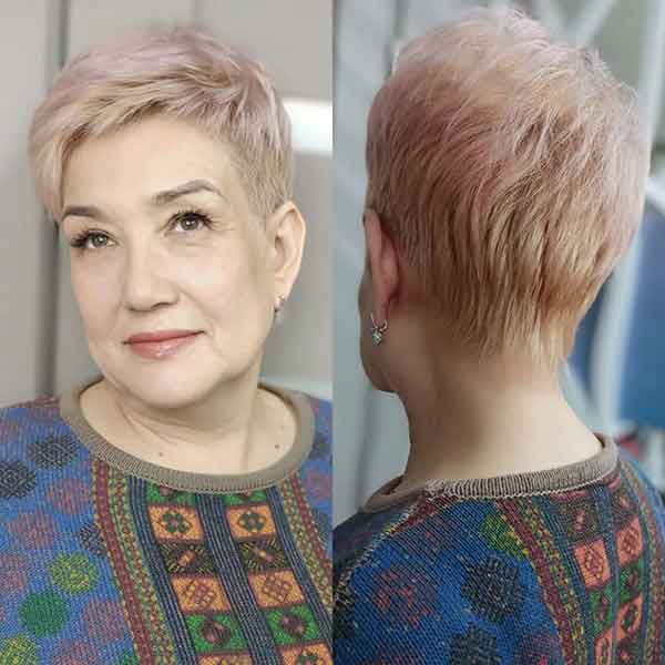 Short Pixie Haircuts For Women Over 70