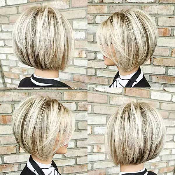 Graduated Bob Hairstyles Back View